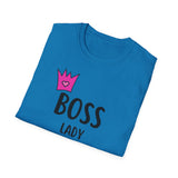 Boss Lady Unisex Softstyle T-Shirt - Empowering Tee for Women