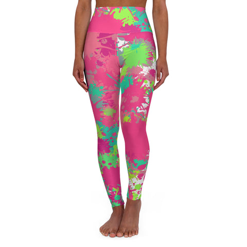 Vibrant High Waisted Yoga Leggings for Active Lifestyles