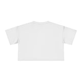 Fabulous and Fierce Women's Crop Tee | Floral Graphic Tee for Stylish Comfort