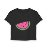 Cute Watermelon Women's Baby Tee - Perfect for Summer Vibes