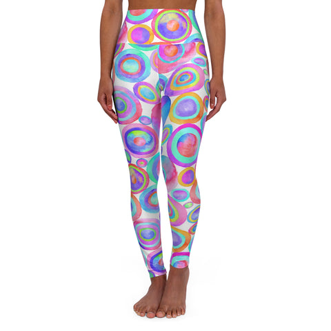 Colorful High Waisted Yoga Leggings for Active Lifestyle