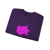 Floral Sweatshirt, Soft Casual Wear, Spring Gift, Cozy Layering, Unique Floral Design