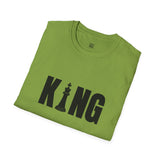 Unisex KING Chess T-Shirt - Softstyle Graphic Tee for Game Lovers