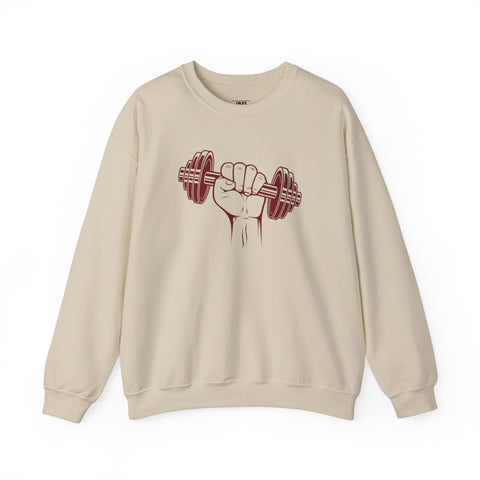 Empowered Fitness Sweatshirt | Unisex Crewneck for Gym Lovers