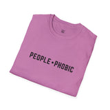 Unisex Softstyle T-Shirt - People Phobic Statement Tee