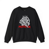 Samurai Protector Crewneck Sweatshirt - Unisex, Cozy Sweatshirt