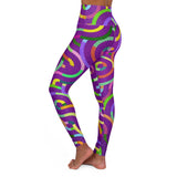 Vibrant High Waisted Yoga Leggings - Comfortable & Colorful