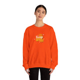 Motivational Crewneck Sweatshirt - Keep Going, Cozy Gift