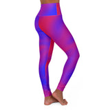 High Waisted Gradient Yoga Leggings - Stretchy, Comfortable Activewear
