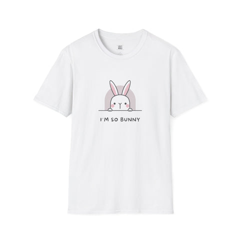 I'm So Bunny Unisex Softstyle T-Shirt - Cute Spring Graphic Tee