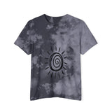 Spiral Sun Women's Baby Tee - Trendy Casual Crop Top for Summer Vibes