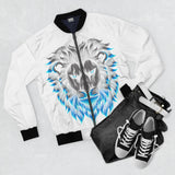 Stylish Men's Bomber Jacket with Eye-Catching Lion Design