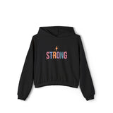 Strong Woman Cinched Bottom Hoodie - Empowering, Cozy and Stylish