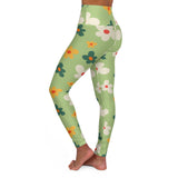 Floral High Waisted Yoga Leggings