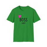 Boss Lady Unisex Softstyle T-Shirt - Empowering Tee for Women
