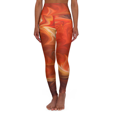 Vibrant High Waisted Yoga Leggings