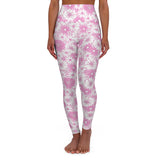 Floral High Waisted Yoga Leggings - Comfortable & Stylish Activewear