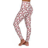 Festive Horseshoe High Waisted Yoga Leggings