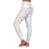 Colorful Polka Dot High Waisted Yoga Leggings