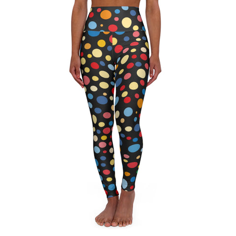 High Waisted Yoga Leggings (AOP)