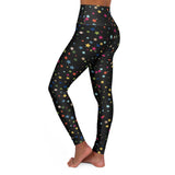 Colorful Star High Waisted Yoga Leggings | Comfortable Fitness Wear