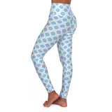 Floral High Waisted Yoga Leggings - Stylish Comfort