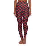 Floral High Waisted Yoga Leggings - Comfortable Fitness Apparel