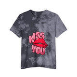 Kiss You Graphic Women's Baby Tee - Cute Trendy Casual Top