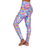 Colorful High Waisted Yoga Leggings for Active Lifestyle