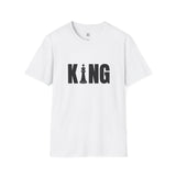 Unisex KING Chess T-Shirt - Softstyle Graphic Tee for Game Lovers