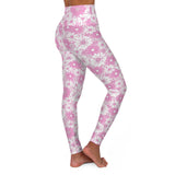 Floral High Waisted Yoga Leggings - Comfortable & Stylish Activewear