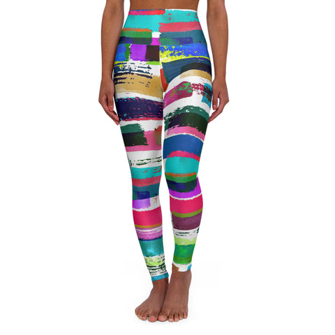 Colorful High Waisted Yoga Leggings for Active Lifestyle