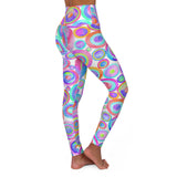 Colorful High Waisted Yoga Leggings for Active Lifestyle