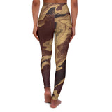 Abstract Marble High Waisted Yoga Leggings | Comfortable & Stylish