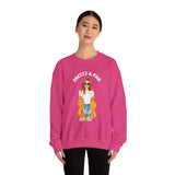 Chic and Comfy Sweatshirt - 'Pretty & Paid' Graphic Crewneck