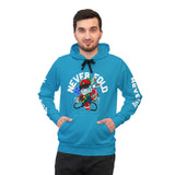Never Fold Athletic Hoodie - Motivational Fitness Wear