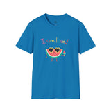I Am Loved Watermelon Women's Softstyle T-Shirt - Cute Casual Wear