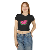 Cute Watermelon Women's Baby Tee - Perfect for Summer Vibes