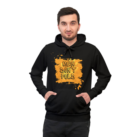 Men Don't Fold Athletic Hoodie - Comfortable & Stylish Activewear