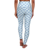 Floral High Waisted Yoga Leggings - Stylish Comfort