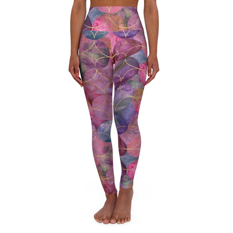 Colorful High Waisted Yoga Leggings | Stylish Workout Wear