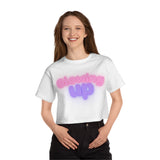 Glowing Up Women's Cropped T-Shirt - Trendy Casual Wear