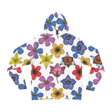 Vibrant Floral Pattern Hoodie - Perfect for Spring and Casual Wear