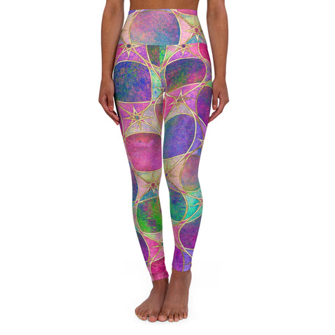 Vibrant High Waisted Yoga Leggings for Fitness & Style