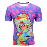 Women and Men 3D Colourful T-Shirt