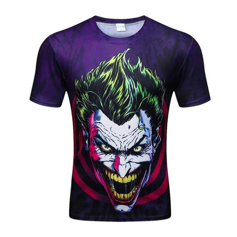 Women and Men The Joker 3D Colourful T-Shirt