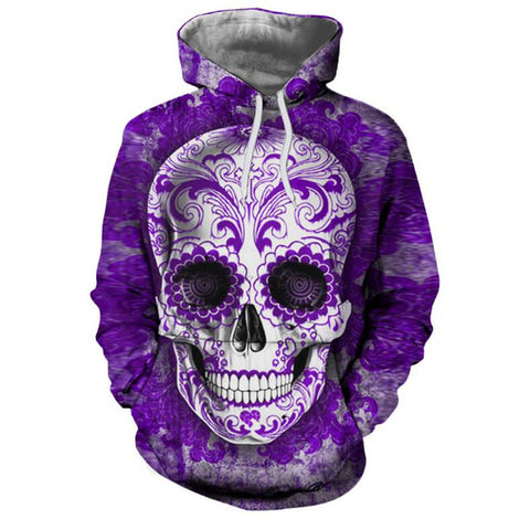 Purple 3D Hoodies