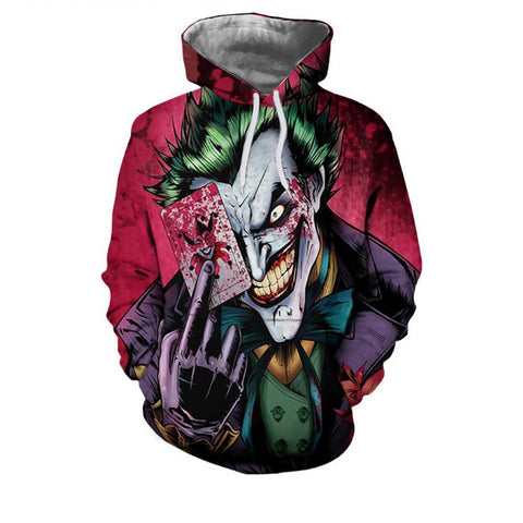 The Joker 3D Hoodies Sweatshirt