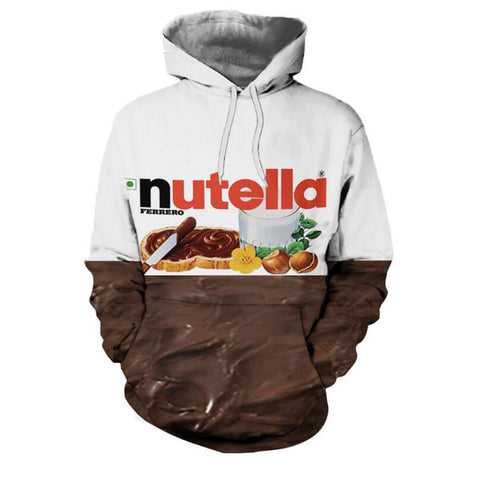 Nutella 3D Hoodies Sweatshirt
